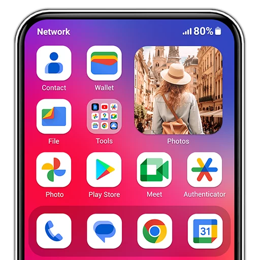 Phone 14 Launcher  icon