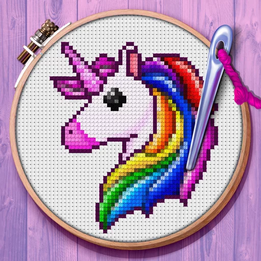 Magic Cross Stitch Pixel Art  icon